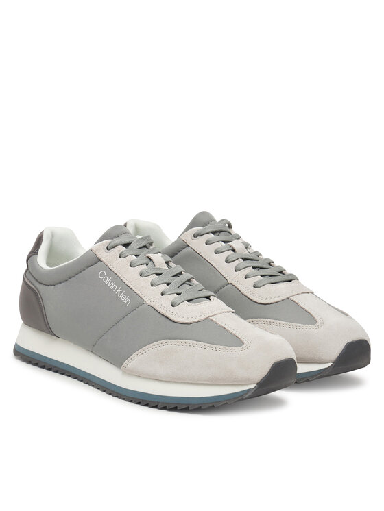 Calvin Klein Calvin Klein Сникърси Low Top Lace Up Repreve Mix HM0HM01828 Сив