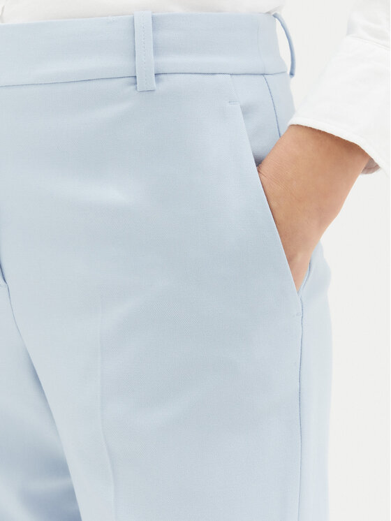 Tommy Hilfiger Tommy Hilfiger Текстилни панталони Core WW0WW39723 Светлосиньо Straight Fit