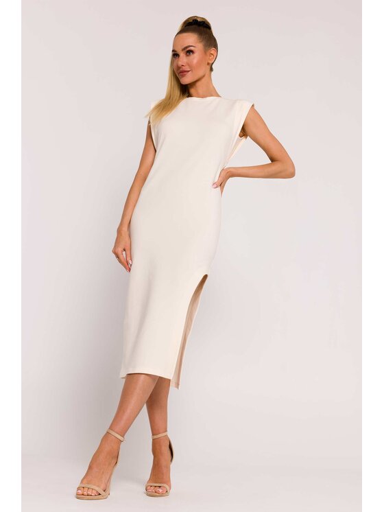 Made of Emotion Made of Emotion Abito da sera M787 Écru Generous Fit