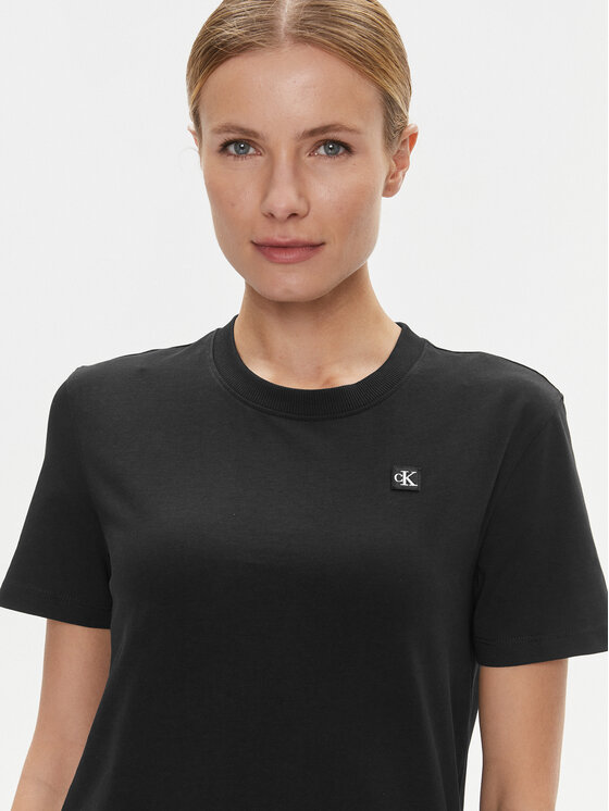Calvin Klein Jeans Calvin Klein Jeans Tričko J20J223226 Čierna Regular Fit