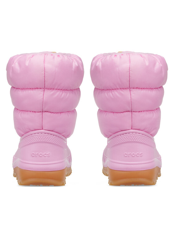 Crocs Crocs Śniegowce Classic Neo Puff Boot K 207684 Różowy