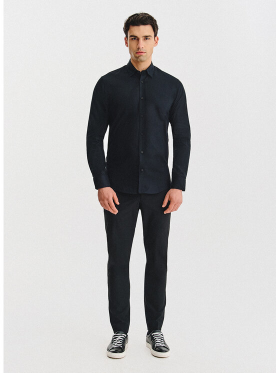 Pako Lorente Pako Lorente Koszula P25WN-1X-053 Czarny Slim Fit