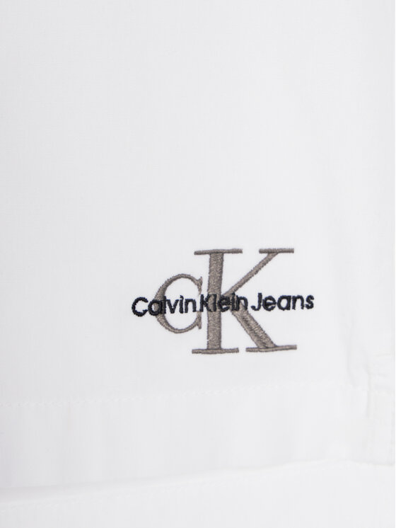 Calvin Klein Jeans Calvin Klein Jeans Koszula Monogram IG0IG02462 Biały Relaxed Fit