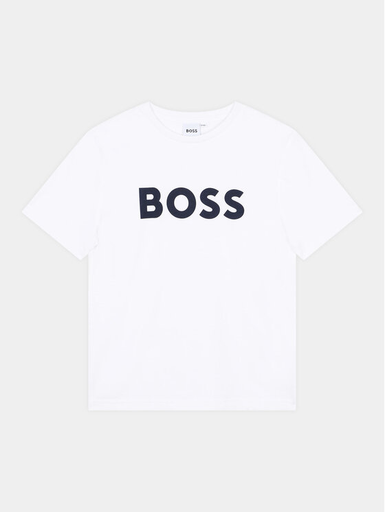 Boss T-krekls J25P24 M Balts Regular Fit