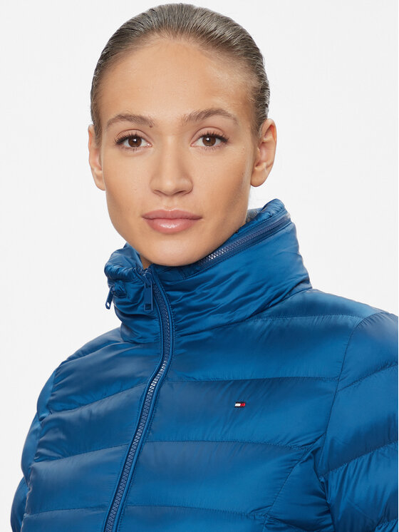 Tommy Hilfiger Tommy Hilfiger Зимно яке Global Stripe WW0WW39221 Син Regular Fit