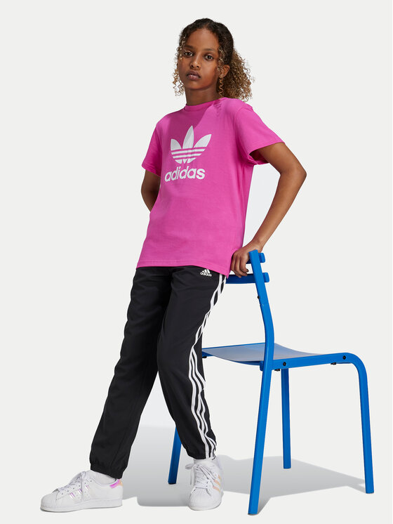 adidas T Shirt adicolor Trefoil IY7419 Rosa Regular Fit Modivo
