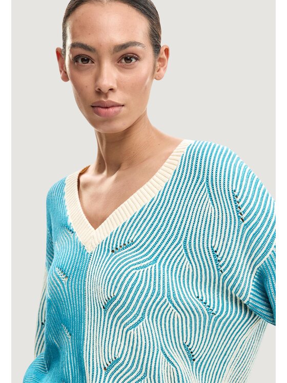 Desigual Desigual Πουλόβερ JERS_BRISTOL Μπλε To Fit