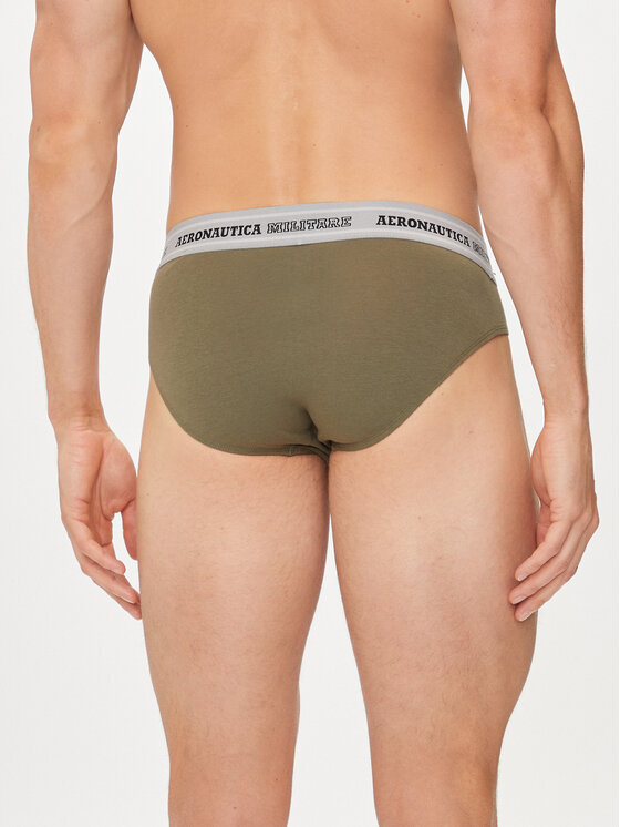 Aeronautica Militare Aeronautica Militare 2er-Set Slips AM1USL002 Khakifarben