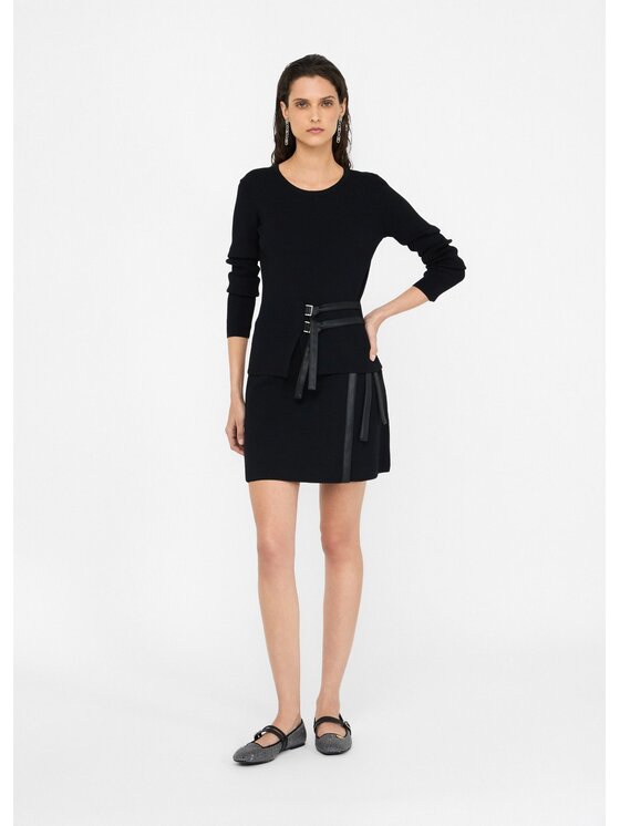 Liu Jo Liu Jo Maglione MF5042MS55N22222 Nero Slim Fit