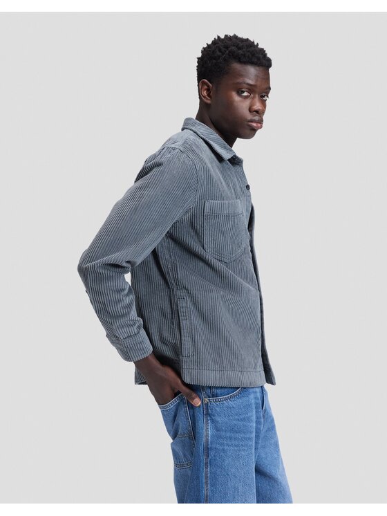 Lee Lee Koszula CAROLINA OVERSHIRT Szary Relaxed Fit