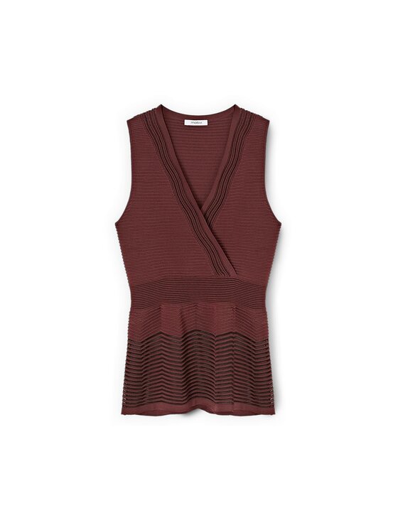 Motivi Motivi Sweter M116W003806N0V2 Brązowy Slim Fit