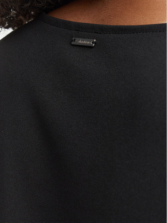 Calvin Klein Calvin Klein Sukienka codzienna LV044F215G Czarny Regular Fit