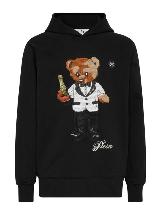 PHILIPP PLEIN PHILIPP PLEIN Mikina 26927 Čierna Regular Fit
