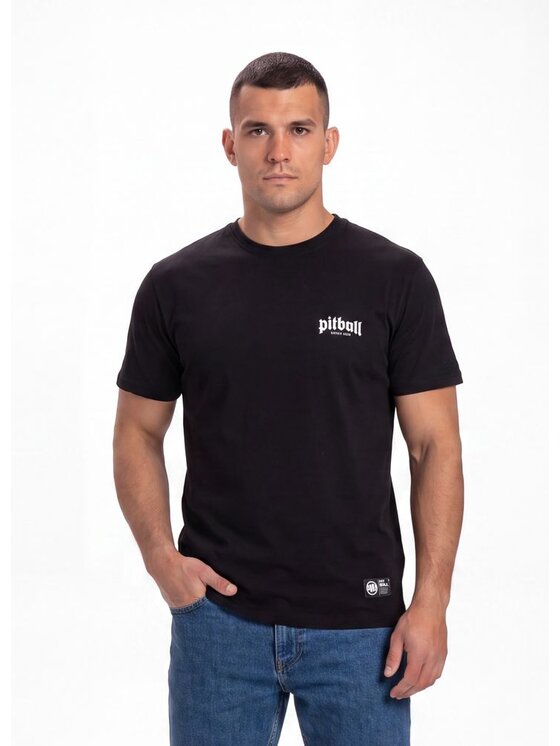 PITBULL PITBULL T-Shirt O'SIDE SMALL Czarny Regular Fit