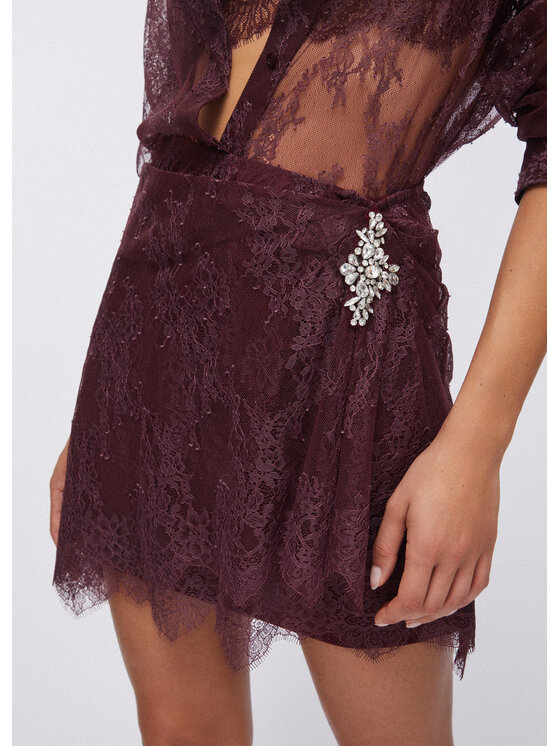 Liu Jo Liu Jo Minigonna PA6056J4961X0744 Marrone Regular Fit