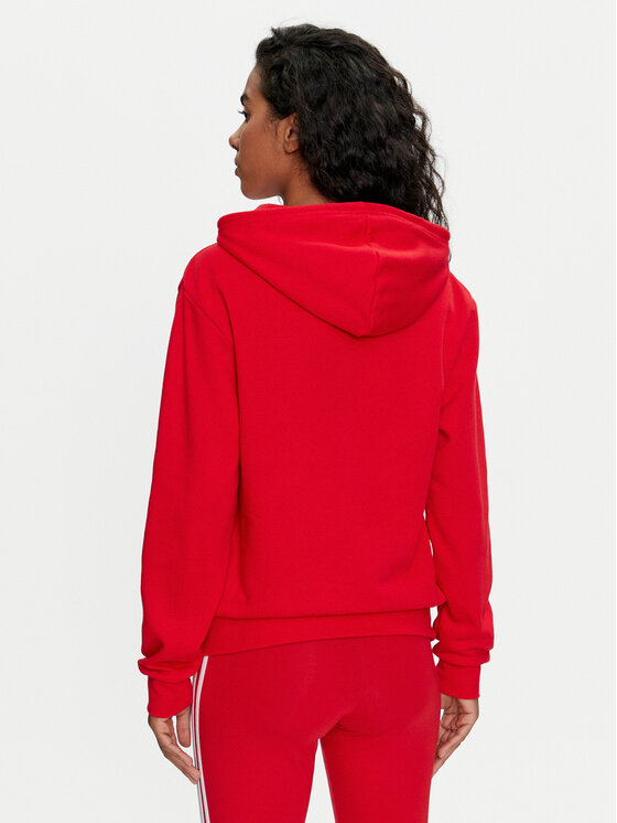 adidas adidas Μπλούζα Essentials Small Logo IY1648 Κόκκινο Regular Fit