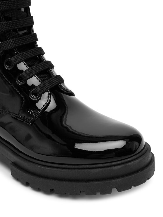 Tommy Hilfiger Tommy Hilfiger Trapery Lace-Up Bootie T4A5-34025-0775 S Czarny