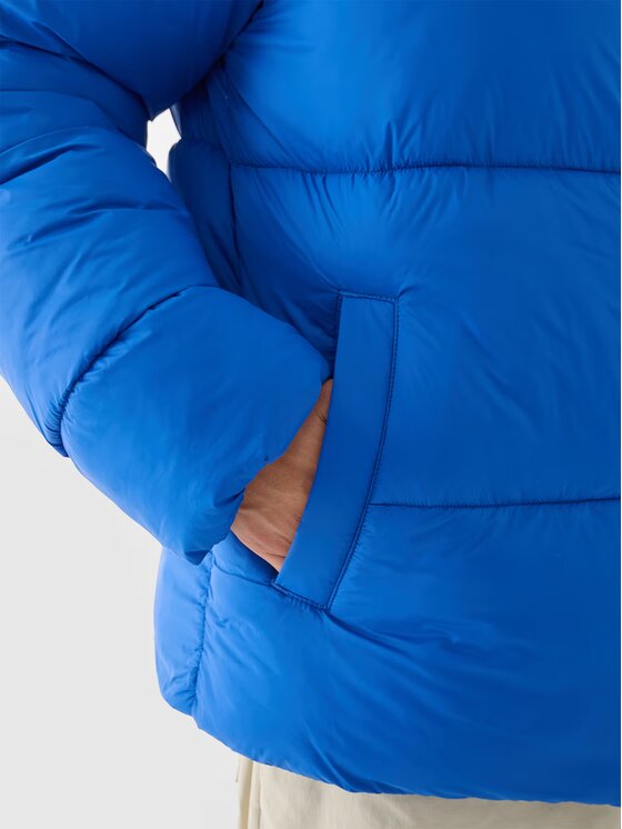 4F 4F Winterjacke 4FWAW24TDJAM485 Blau Regular Fit