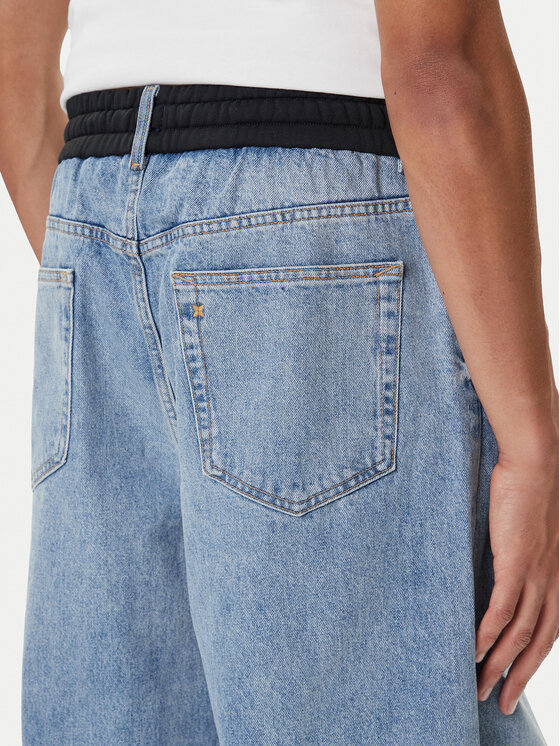 HUGO HUGO Jeans hlače Draisen 50541777 Modra Oversize
