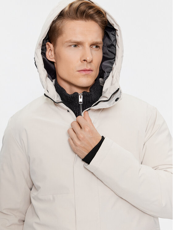 Jack & Jones Jack & Jones Kurtka zimowa 12235845 Écru Regular Fit
