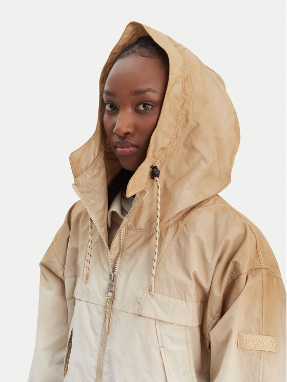 Napapijri Napapijri Giacca di transizione A-Traveler Short DW NP0A4I6GN3D1 Beige Regular Fit