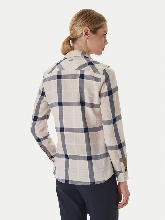 Barbour Barbour Hemd Bredon LSH1353PI55 Beige Regular Fit