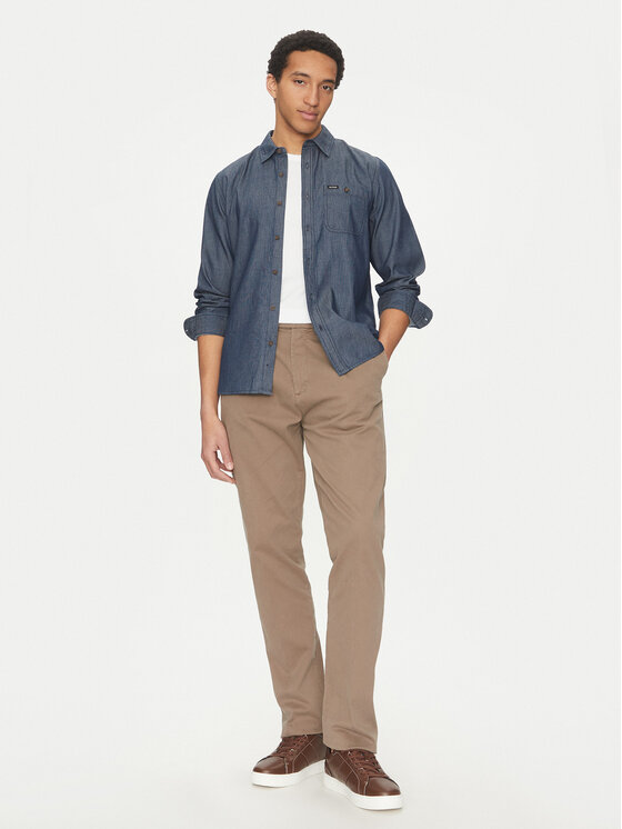 Guess Guess Koszula jeansowa M5GH13 D5NN0 Granatowy Regular Fit