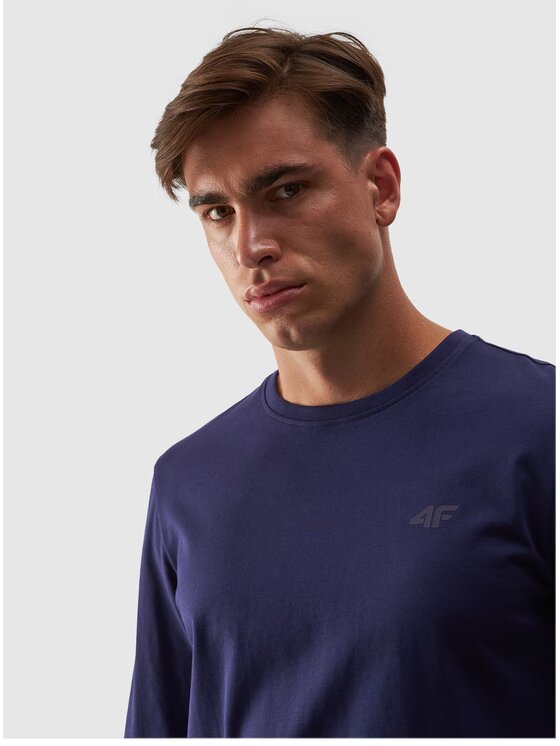 4F 4F Longsleeve 4FWMM00TLONM375-31S Σκούρο μπλε Regular Fit