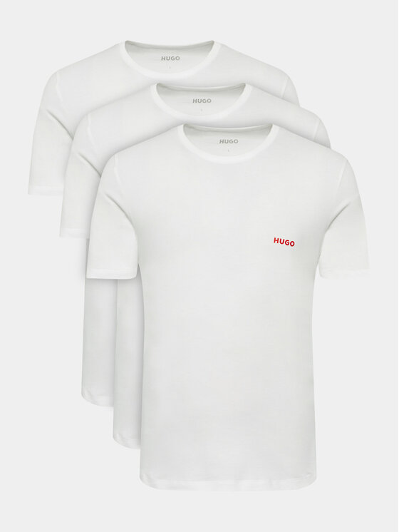 HUGO Hugo Набір з 3 футболок 50493972 Білий Regular Fit