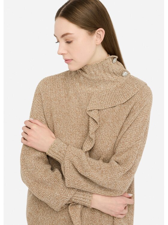 Liu Jo Liu Jo Maglione MF5052MS041P9120 Marrone Regular Fit