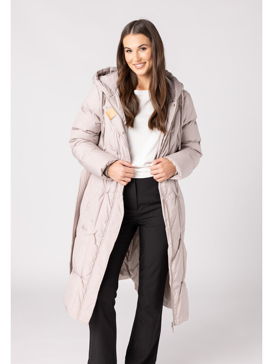 QUIOSQUE QUIOSQUE Kabát QUIOSQUE 9VD002104 Béžová Regular Fit
