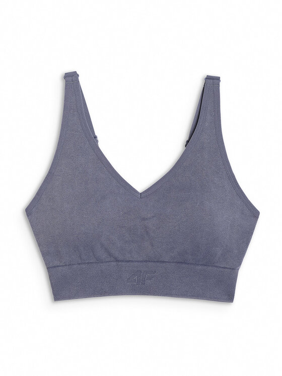 4F 4F Biustonosz sportowy YOGA Granatowy