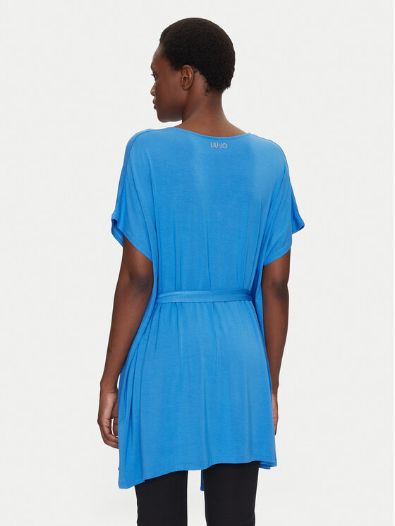 Liu Jo Liu Jo Rochie de plajă VA5164 JS360 Albastru Relaxed Fit