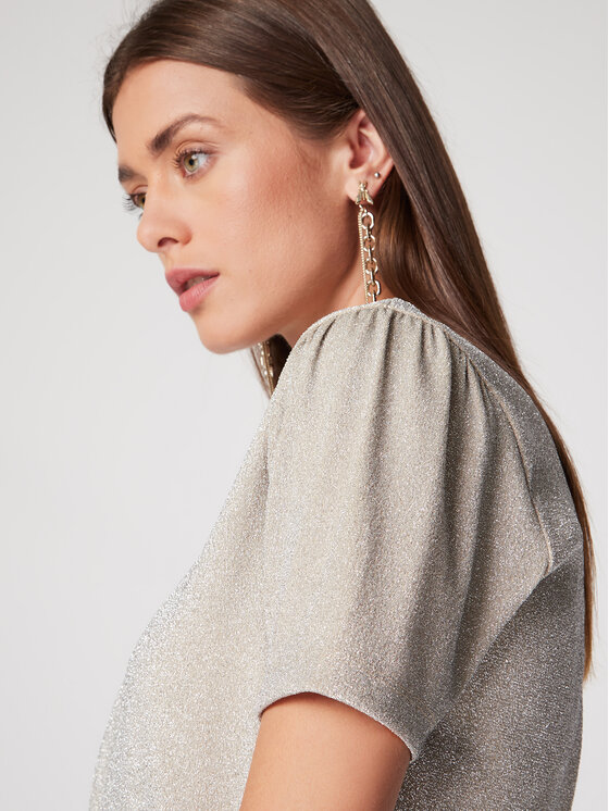 Blusa Anni Beige Regular Fit