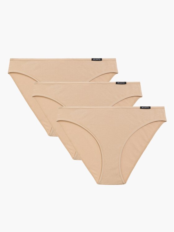 Atlantic Atlantic Figi klasyczne folded elastic sport Beżowy