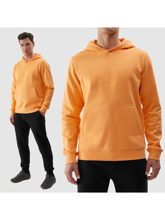 4F 4F Felpa 4FWSS24TSWSM0950 Arancione Regular Fit