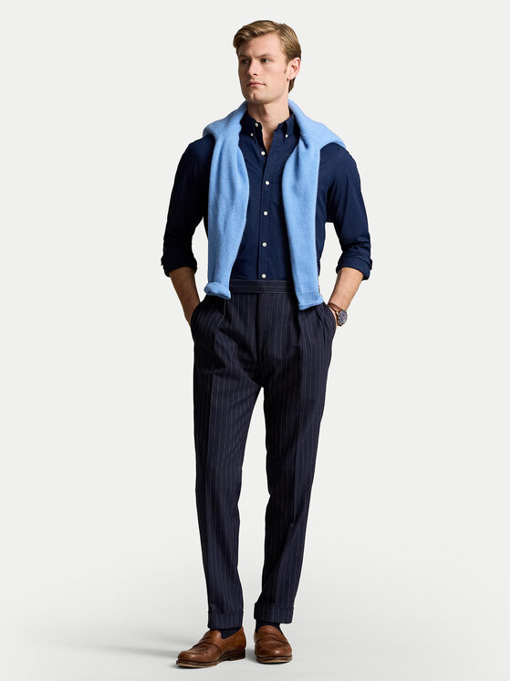 Polo Ralph Lauren Polo Ralph Lauren Koszula 710928254001 Granatowy Slim Fit