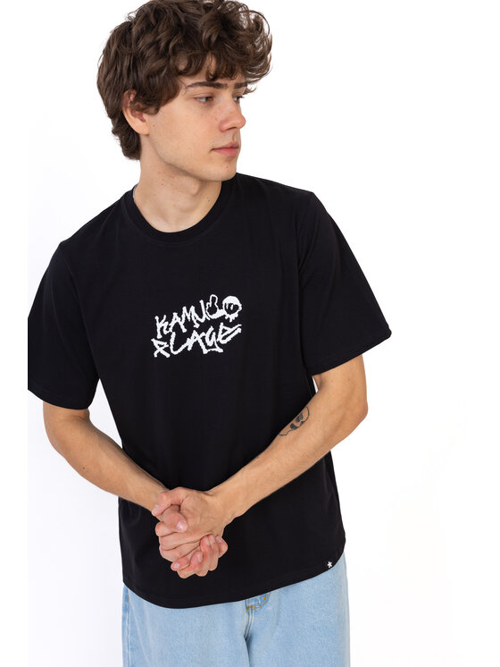 Kamuflage Kamuflage T-Shirt Blurry Czarny Comfortable Fit