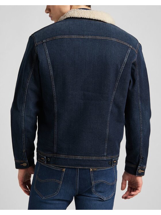 Lee Lee Giacca di jeans SHERPA JACKET Blu Regular Fit