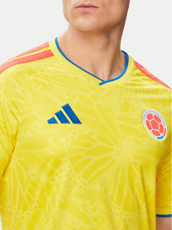 adidas adidas Maglietta tecnica Colombia 26 Home Replica JL6972 Giallo Slim Fit