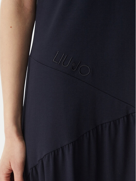 Liu Jo Sport Liu Jo Sport Ikdienas kleita TA6237 J3855 Tumši zils Relaxed Fit