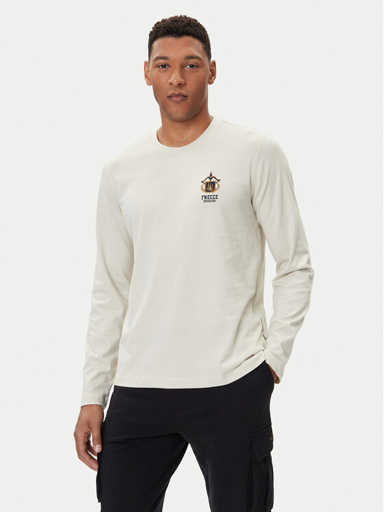 Aeronautica Militare Aeronautica Militare Majica dugih rukava 252TS2466UJ00703 Bež Regular Fit