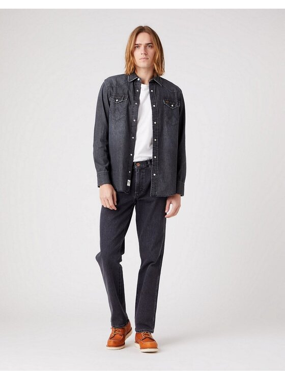 Wrangler Wrangler Jeans W1218913P Nero Regular Fit