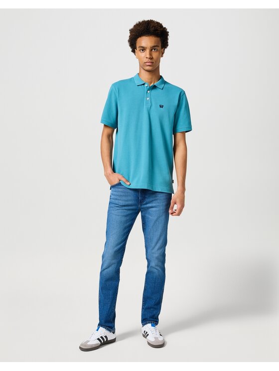 Wrangler Wrangler Jeansy Larston Niebieski Slim Fit