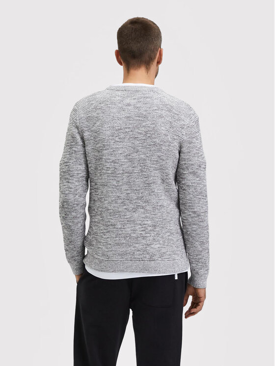 Selected Homme Selected Homme Sweter Vince 16059390 Szary Regular Fit