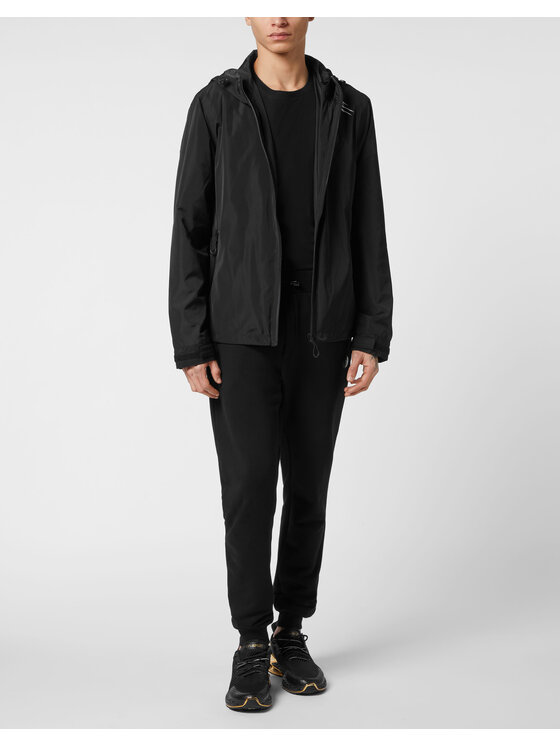Plein Sport Plein Sport Giacca a vento 24049 Nero Regular Fit
