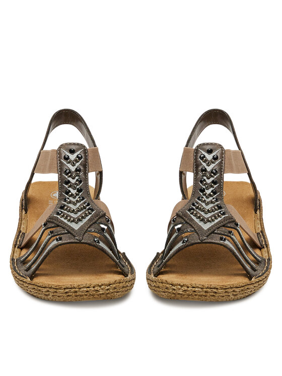 Rieker Rieker Sandali 65861-45 Siva