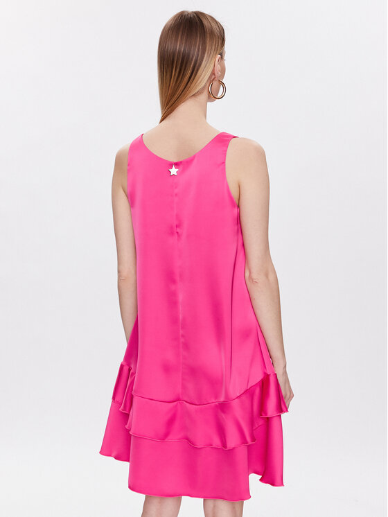 Liu Jo Beachwear Liu Jo Beachwear Sukienka koktajlowa VA3101 T3416 Różowy Relaxed Fit