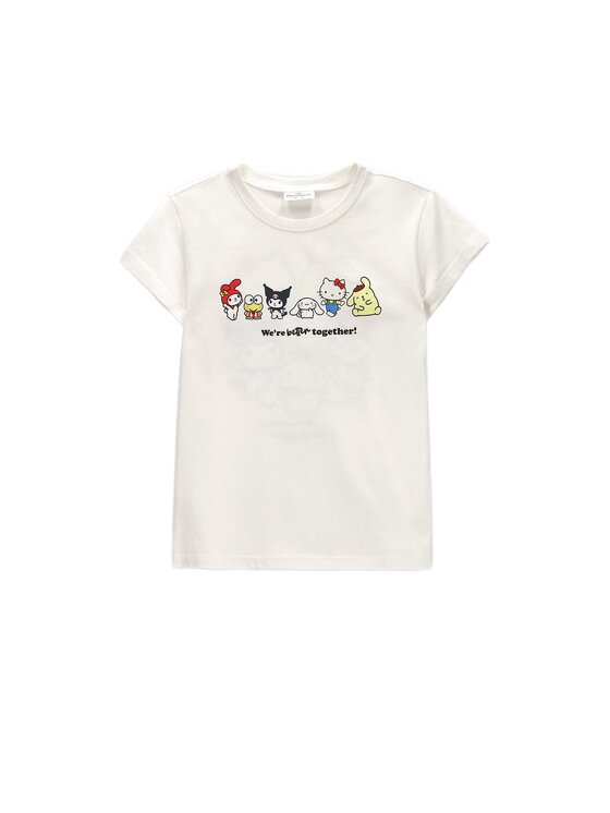 Coccodrillo Coccodrillo T-Shirt ZC6143204LGD-003 Krémová Regular Fit