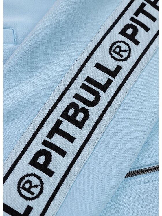 PITBULL PITBULL Bluza Bluza męska rozpinana Oldschool Tape Logo XL Niebieski Regular Fit